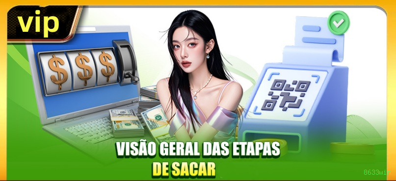 Imagem promocional da 8633win mostrando a plataforma e suas vantagens